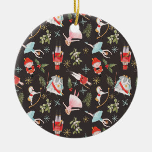 Ornamento De Cerâmica Noz-cracker Ballerina presentes de Natal