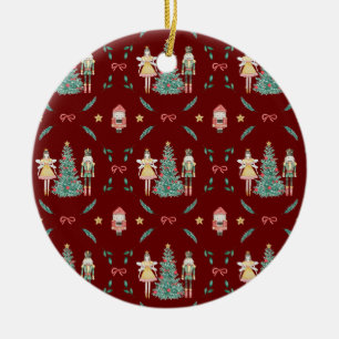 Ornamento De Cerâmica Noz-cracker Ballerina presentes de Natal