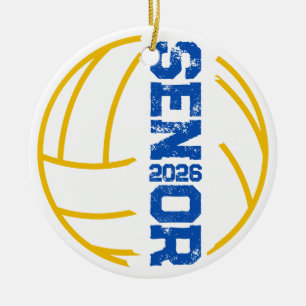 Ornamento De Cerâmica Número de Desvio do Ano do Mais velho de Voleibol 