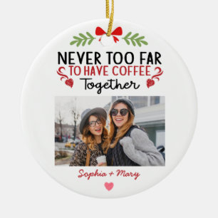 Ornamento De Cerâmica Nunca Demais Para Ter Café Junto Foto Amiga