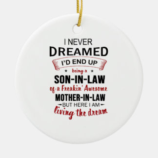 Ornamento De Cerâmica Nunca Sonhei Ser Filho-De-Direito Estranho