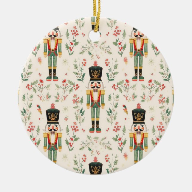 Ornamento De Cerâmica Nutcracker (Frente)
