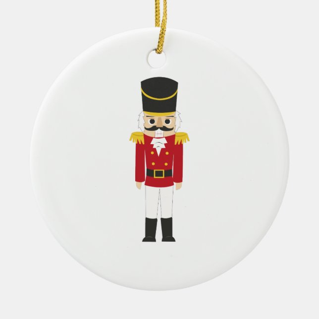 Ornamento De Cerâmica Nutcracker (Frente)
