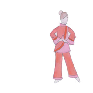 Ornamento De Cerâmica Nutcracker chinês Tea Ornament