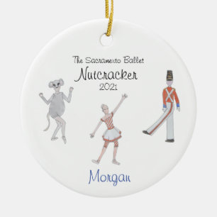 Ornamento De Cerâmica Nutcracker Keepsasaame Ornament (personalizado)