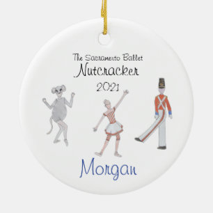 Ornamento De Cerâmica Nutcracker Keepsasaame Ornament (personalizado)