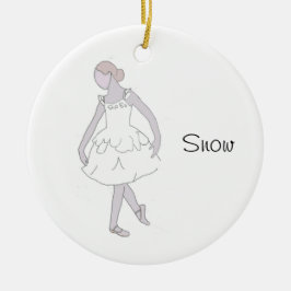 Ornamento De Cerâmica Nutcracker Snow Keepape Ornament