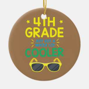 Ornamento De Cerâmica O 4º ano acabou de ter um estudante muito mais leg