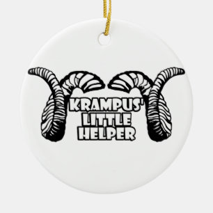 Ornamento De Cerâmica O ajudante pequeno de Krampus