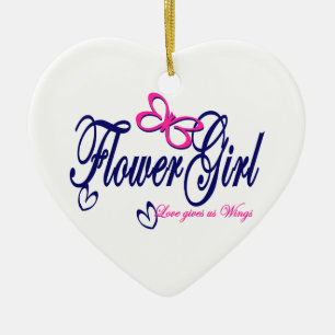 Ornamento De Cerâmica O amor dá-nos as asas