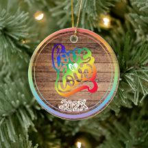 O Amor é Amor Arco-íris Nome Personalizado- Ano 