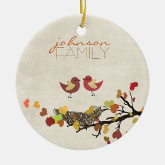 Ornamento De Cerâmica O amor está no ar