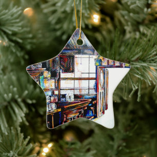 Ornamento De Cerâmica O Amor não é uma Parede, é uma Ponte