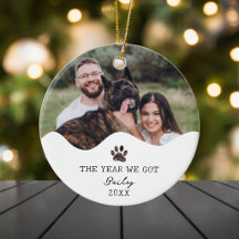 O Ano em que Adotamos o Cachorro Foto Personalizad