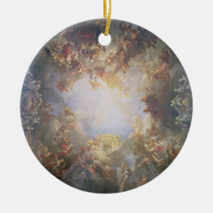 Ornamento De Cerâmica O Apotheosis de Hercules, do teto do Th