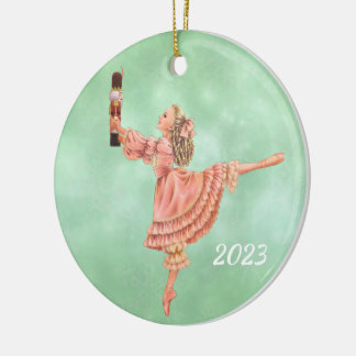 Ornamento De Cerâmica O Balé Nutcracker Clara Keepsawn Ornament