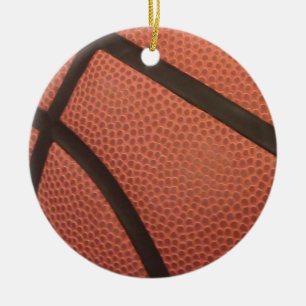 Ornamento De Cerâmica O basquetebol ostenta a imagem