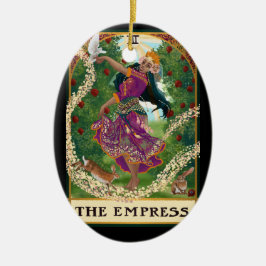 Ornamento De Cerâmica O Cartão de Tarot A Imperatriz