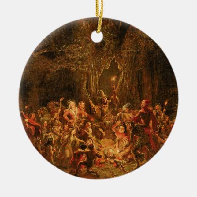 Ornamento De Cerâmica O carvalho de Herne "das esposas alegres de (Frente)