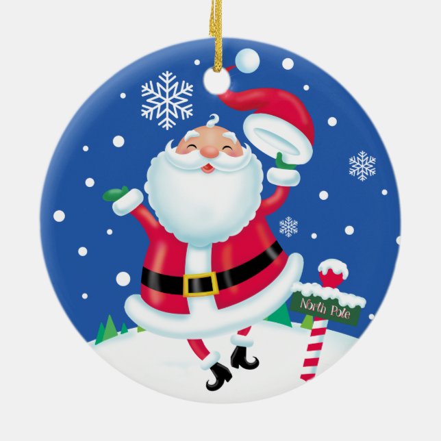 Ornamento De Cerâmica O chapéu está desligado! (Traseira)