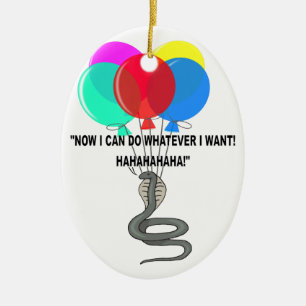 Ornamento De Cerâmica O Cobra Voador