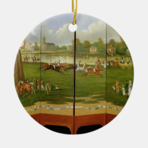 Ornamento De Cerâmica O começo da raça para o copo Dourado de Clarence