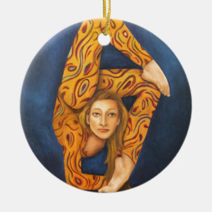 Ornamento De Cerâmica O Contortionist 2