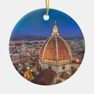 Ornamento De Cerâmica O domo em Florença, Italia