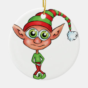 Ornamento De Cerâmica O duende conseguiu fazer xixi!