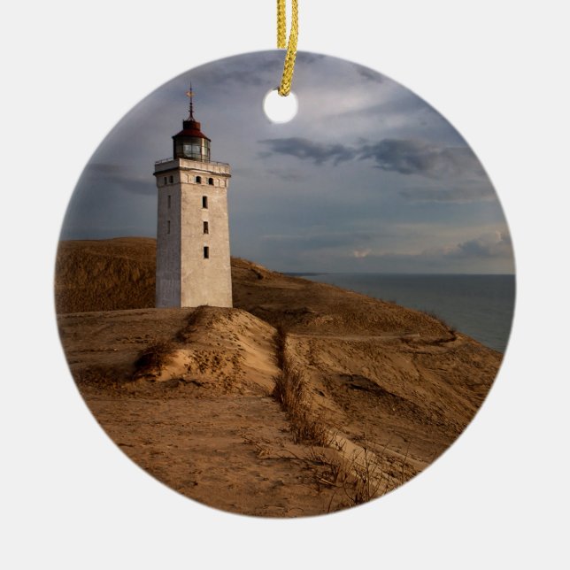 Ornamento De Cerâmica O farol (Frente)