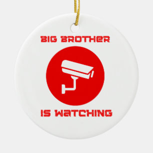 Ornamento De Cerâmica O Grande Irmão Está Observando 1984 ingsoc