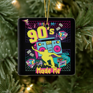 Ornamento De Cerâmica O Hip Hop Vibes dos anos 90 me fez