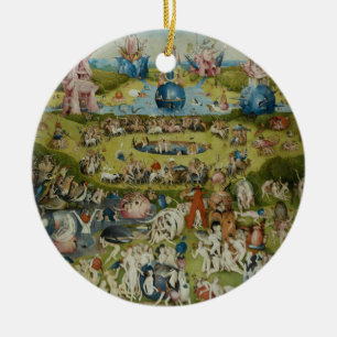 Ornamento De Cerâmica O Jardim das Delícias Terrenas Hieronymus Bosch