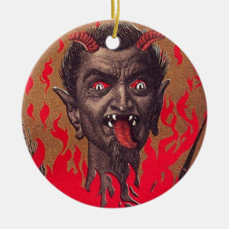 Ornamento De Cerâmica O Krampus impetuoso