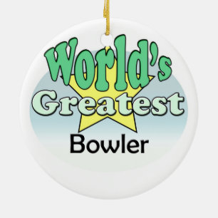 Ornamento De Cerâmica O maior Bowler do mundo