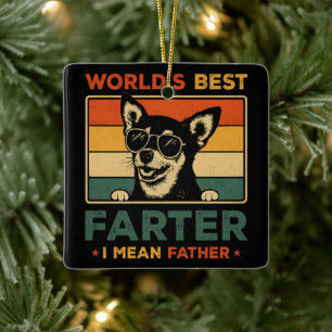 Ornamento De Cerâmica O melhor amigo do mundo, quero dizer padre, Pai en