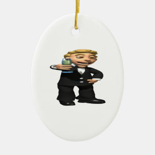 Ornamento De Cerâmica O melhor homem