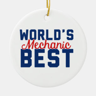 Ornamento De Cerâmica O melhor mecânico do mundo