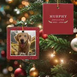 Ornamento De Cerâmica O Melhor Menino (Menina) | Memorial de Animais de