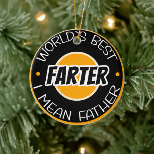 Ornamento De Cerâmica O melhor pai do mundo