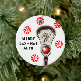 Ornamento De Cerâmica O Merry Lax-mas Original