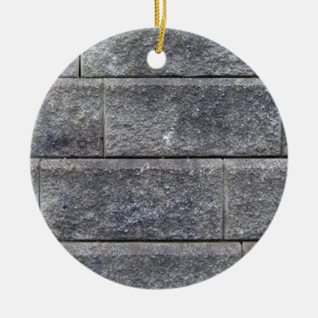 Ornamento De Cerâmica O muro de bloqueio (Frente)