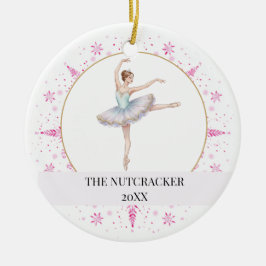 Ornamento De Cerâmica O Natal do Ballet Quebra-Nozes 