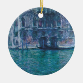 Ornamento De Cerâmica O palácio da Mula Claude Monet Garrafa