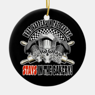 Ornamento De Cerâmica O que acontece na padaria: Rolling Pins