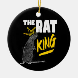 Ornamento De Cerâmica O Rei Rato Dança do Ballet Quebra-Nozes Animal Rat