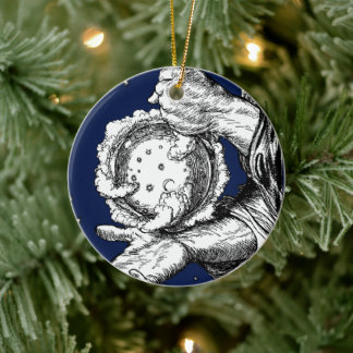 Ornamento De Cerâmica O Rubaiyat da Criação de Omar Khayyam