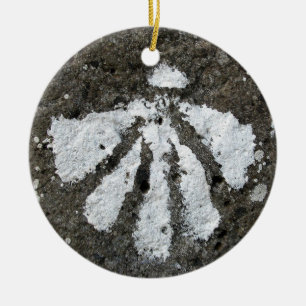 Ornamento De Cerâmica O Scallop Shell Ornament