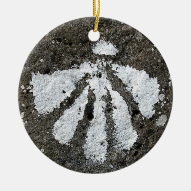 Ornamento De Cerâmica O Scallop Shell Ornament (Frente)