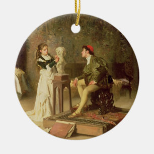 Ornamento De Cerâmica O Sculptress novo (óleo em canvas)